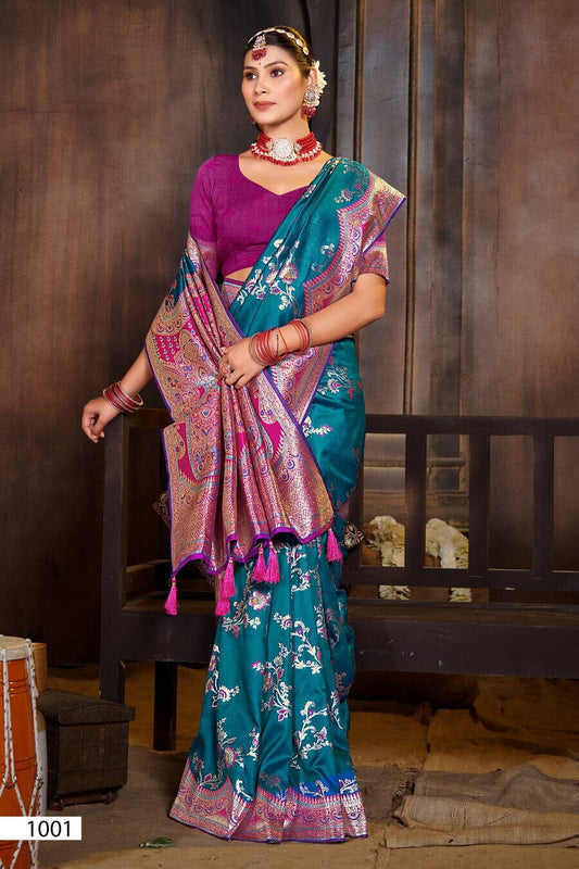 1001 Paridhi Silk Saroski Traditional Silk Saree Silk Saree Pudaivai