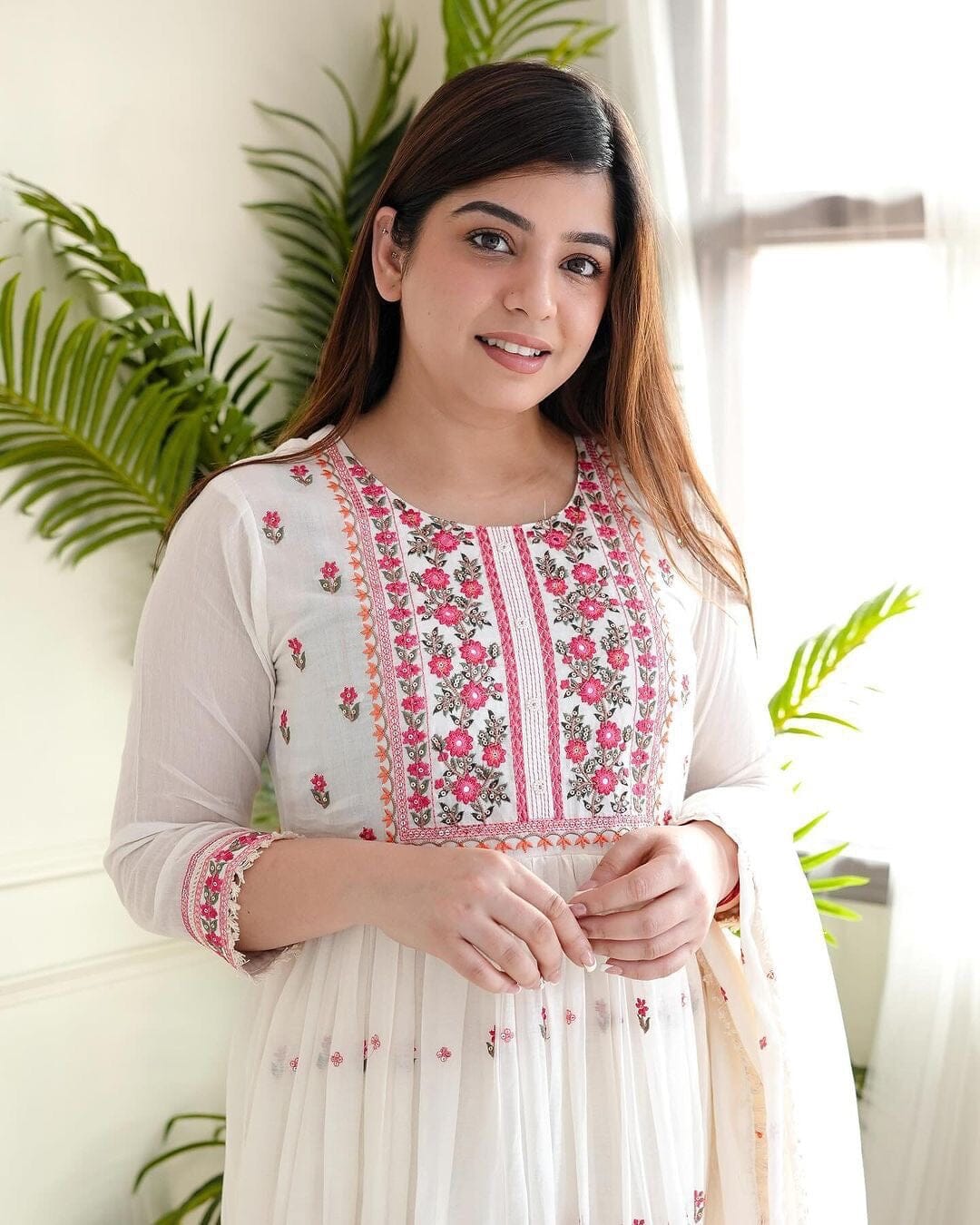 Beautiful Multi Color embroidery Designer Suit Ready Made Designer Suits Shopin Di Apparels