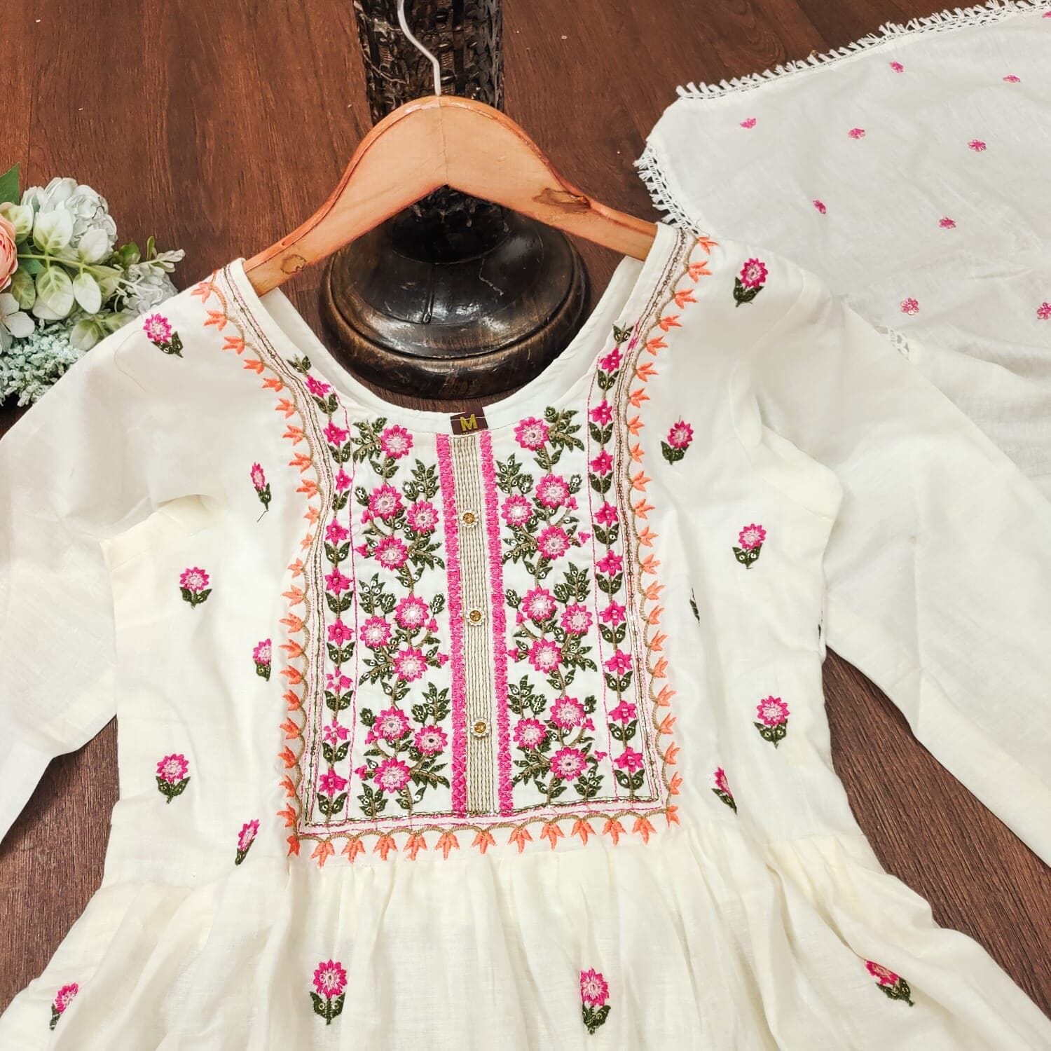 Beautiful Multi Color embroidery Designer Suit Ready Made Designer Suits Shopin Di Apparels