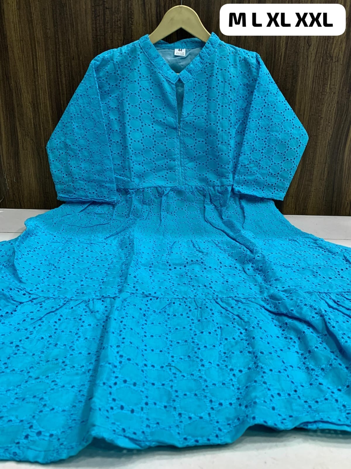 Blue Hakoba maxi Dress Kurti Kurti Shopin Di Apparels