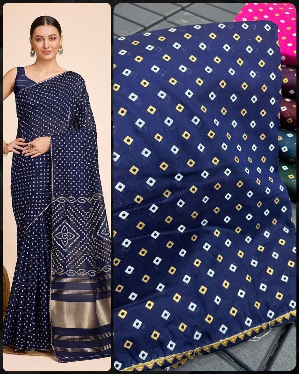 Dark Blue Silver Zari Weaving Pattu Border Soft Silk Kalamkari Printed Saree Designer Saree Shopin Di Apparels