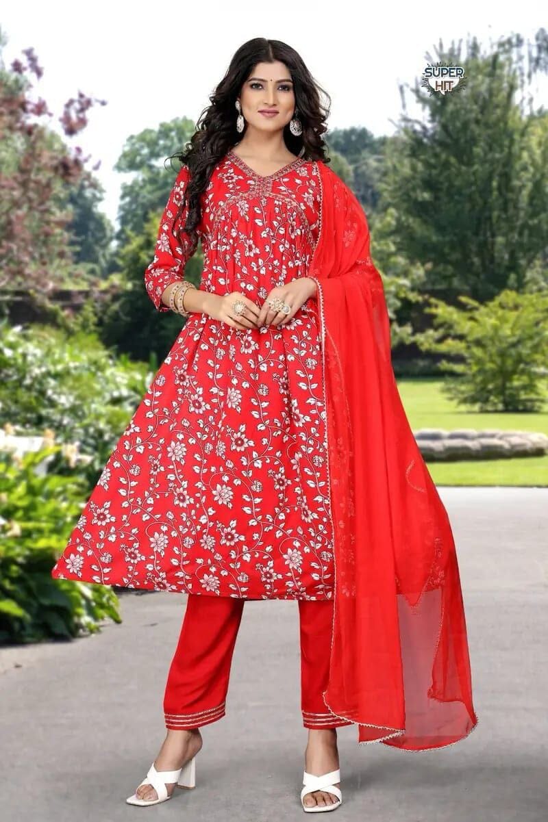 Festive Alia Cut Designer Kurti with Dupatta and Bottom Kurti with Dupatta and Bottom Shopin Di Apparels
