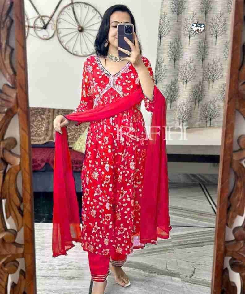 Festive Alia Cut Designer Kurti with Dupatta and Bottom Kurti with Dupatta and Bottom Shopin Di Apparels