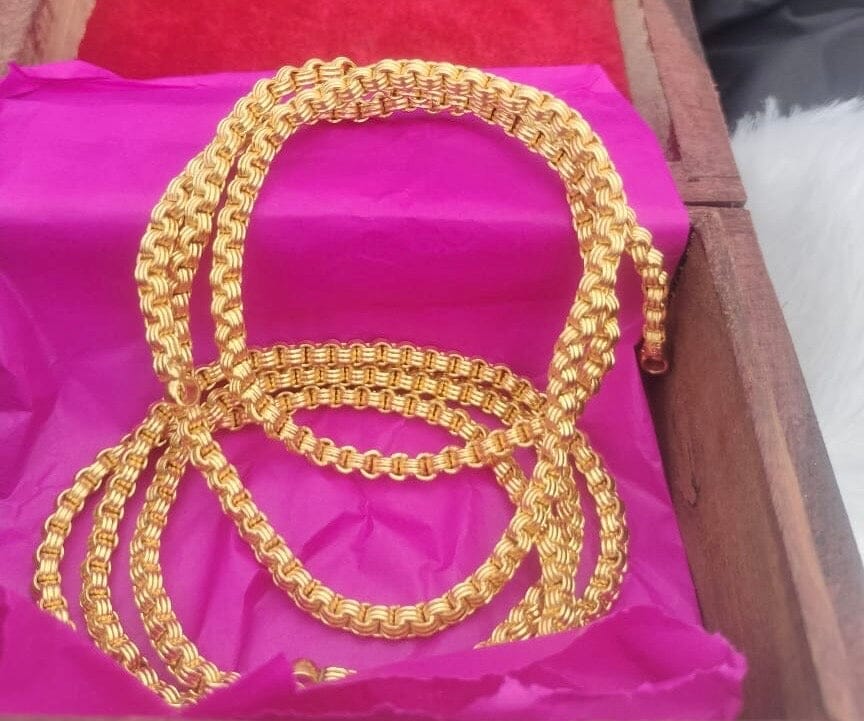IMPON 40grms 24inch Pleat Chain Impon Chain Shopin Di Apparels