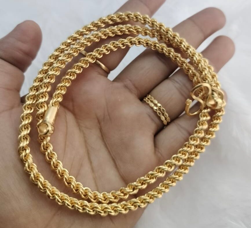 IMPON 40grms 24inch Rope Chain Impon Chain Shopin Di Apparels