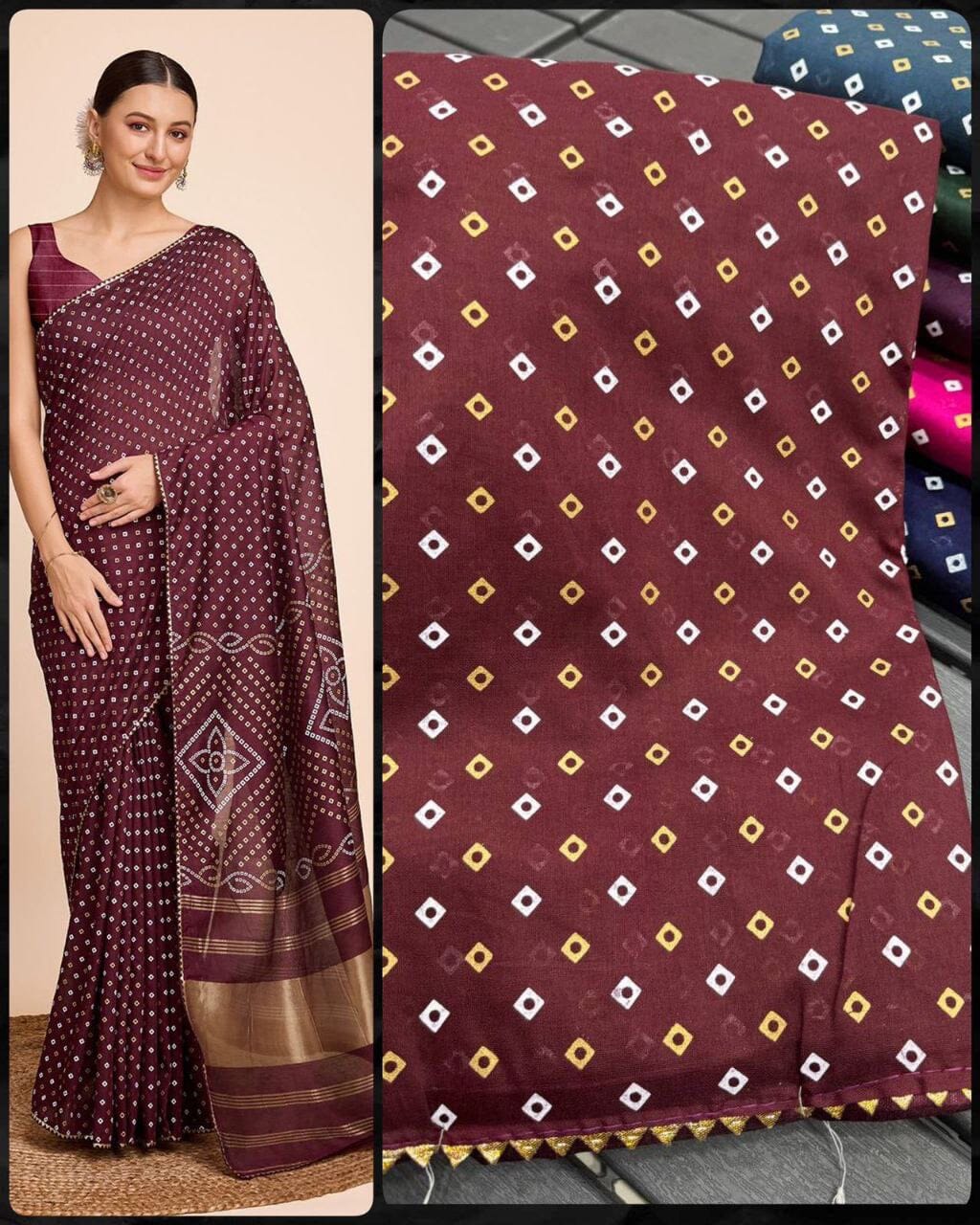 Maroon Silver Zari Weaving Pattu Border Soft Silk Kalamkari Printed Saree Designer Saree Shopin Di Apparels