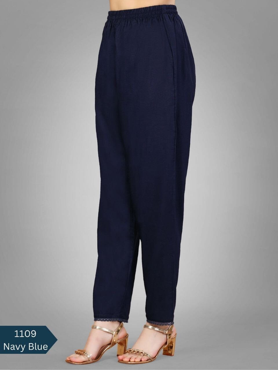 Navy blue Silk Blend Sequence Embroidered Designer Kurti with Dupatta and Bottom Kurti with Dupatta and Bottom Shopin Di Apparels