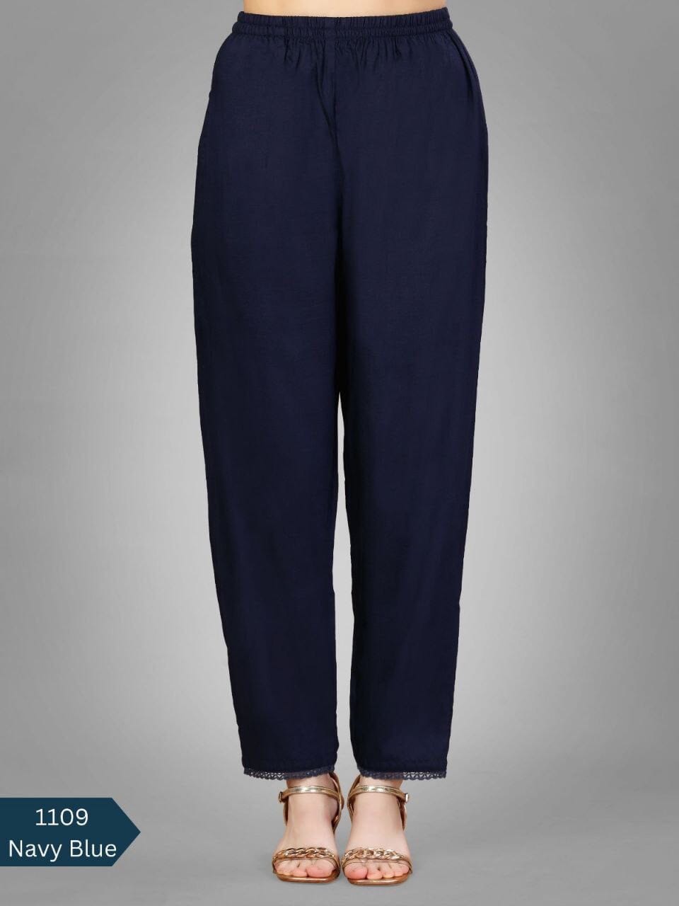 Navy blue Silk Blend Sequence Embroidered Designer Kurti with Dupatta and Bottom Kurti with Dupatta and Bottom Shopin Di Apparels