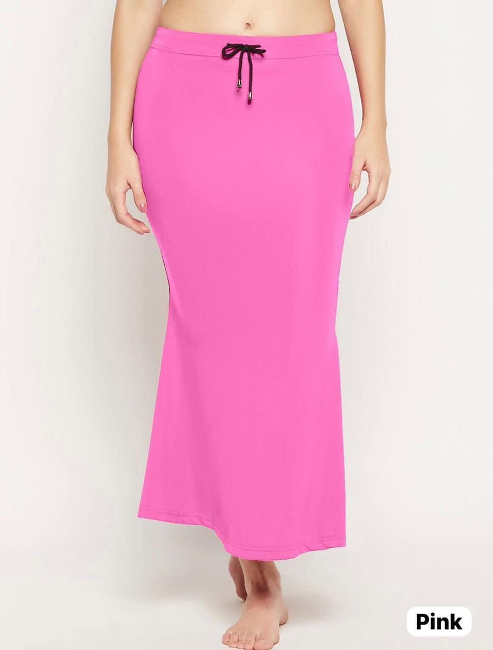 Pink Lycra Shapewear Bottom In Skirt for Saree shopindi.sg