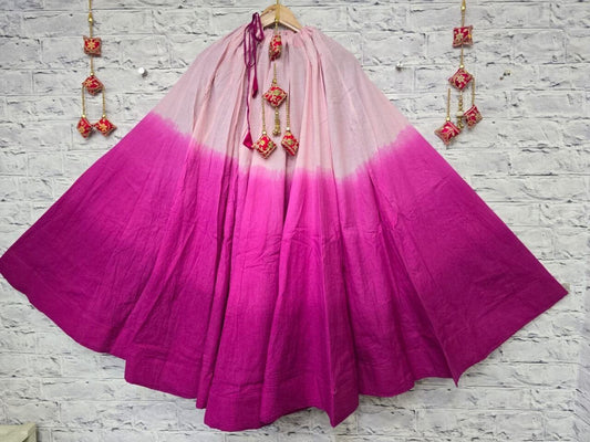 Pink Ombré Mix Fabric Skirt Skirt Shopin Di Apparels