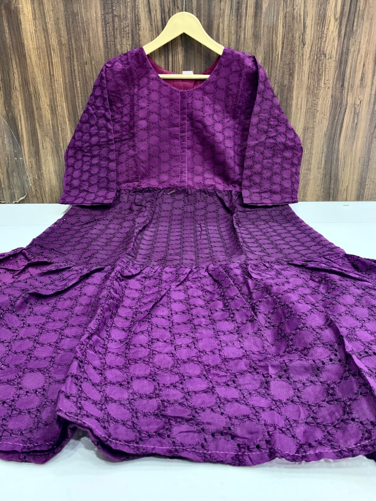 Purple Hakoba maxi Dress Kurti Kurti Shopin Di Apparels