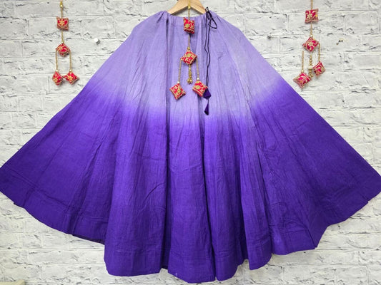 Purple Ombré Mix Fabric Skirt Skirt Shopin Di Apparels