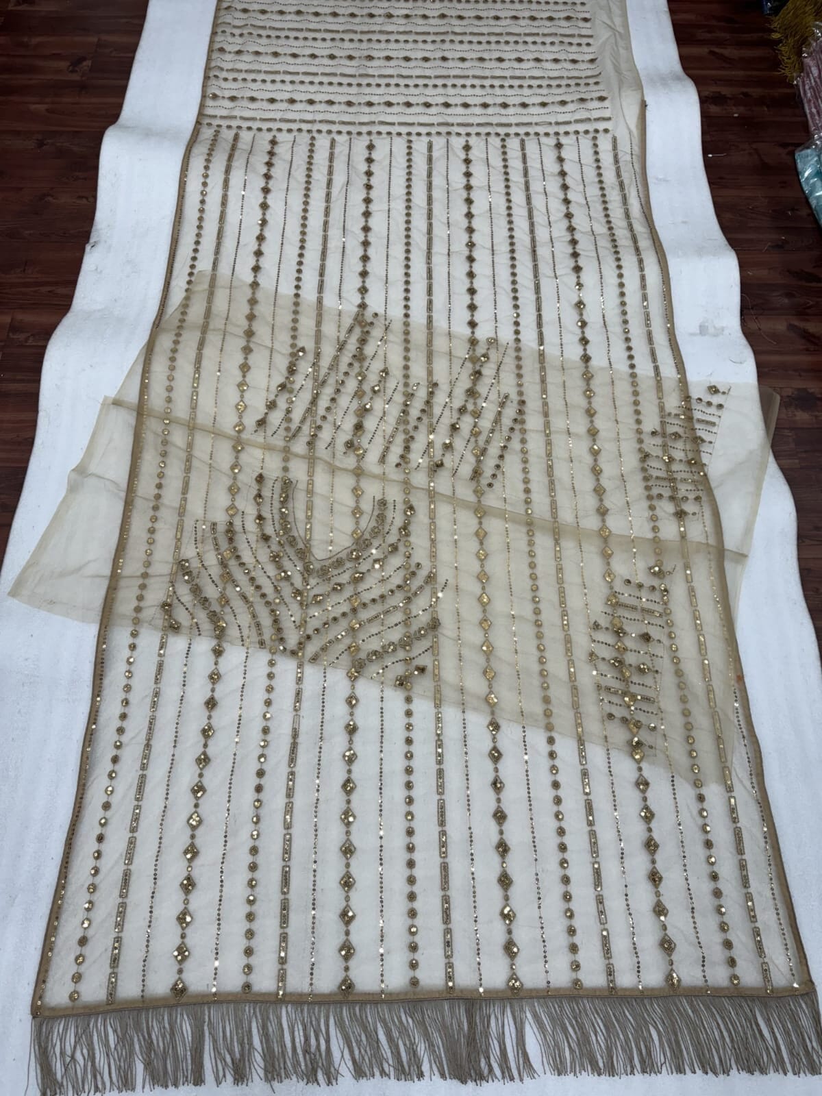 Shana Khan Bollywood Sequence work Saree Designer saree Shopin Di Apparels