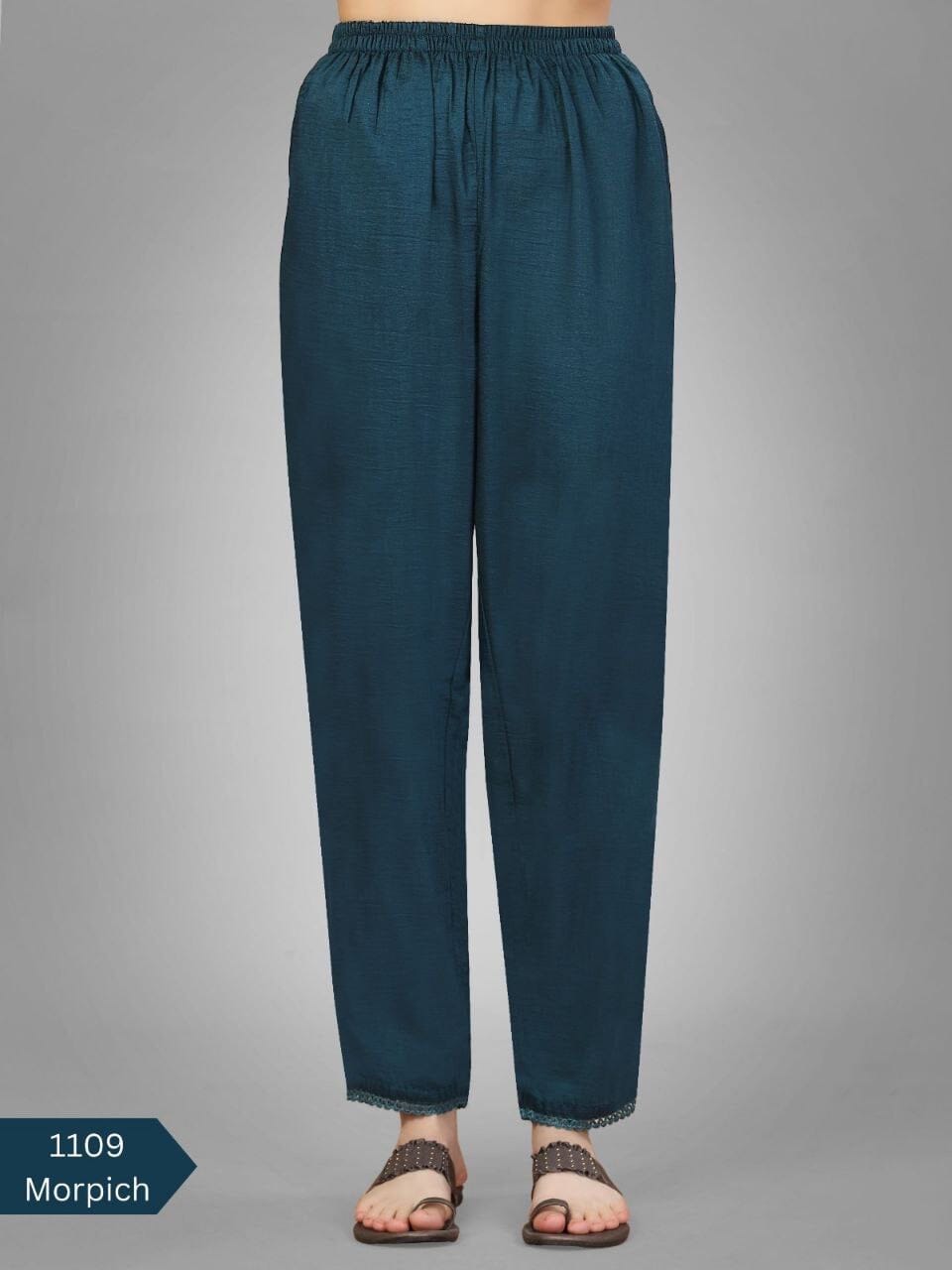 Teal Silk Blend Sequence Embroidered Designer Kurti with Dupatta and Bottom Kurti with Dupatta and Bottom Shopin Di Apparels