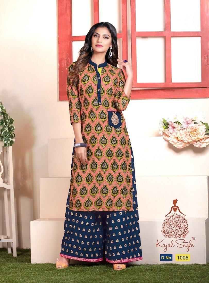 1005 FASHION BIBA VOL-1 Kurti & Plazzo Set - Shopindiapparels.com