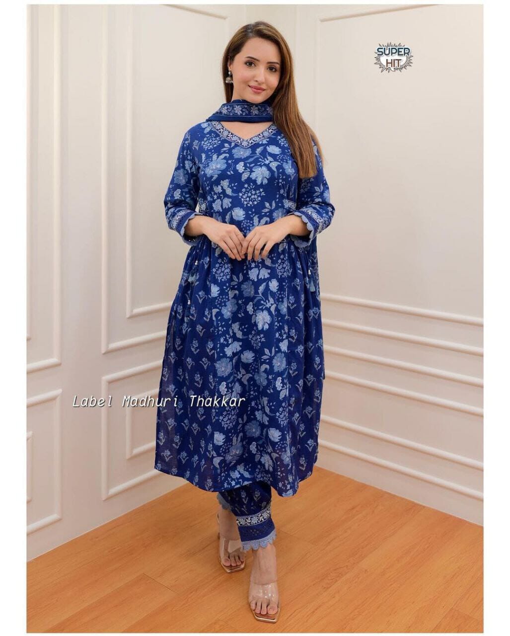 Afgani Parttan Cotton Kurti with Dupatta and Bottom Kurti with Dupatta and Bottom Shopin Di Apparels