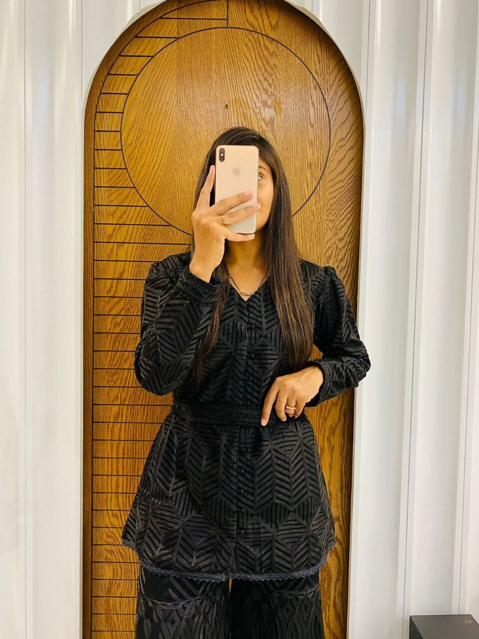 Designer Heavy Chain Work Georgette Sharara Suit in 3 colors Designer Suits Shopin Di Apparels