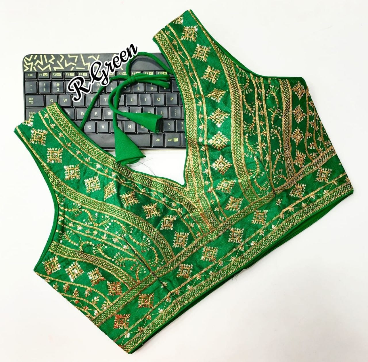 Peacock Fantam Silk Sequence Readymade Blouse in 12 colors Readymade Blouse Shopindiapparels.com