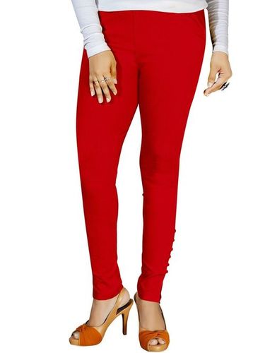 Red Cotton Lycra Potli Pants Shopindiapparels.com