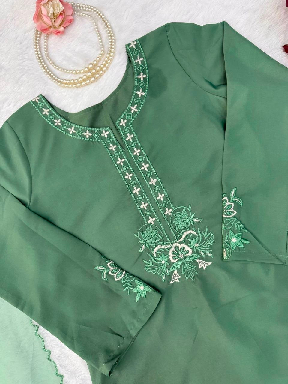 American Silk Designer Palazzo Set