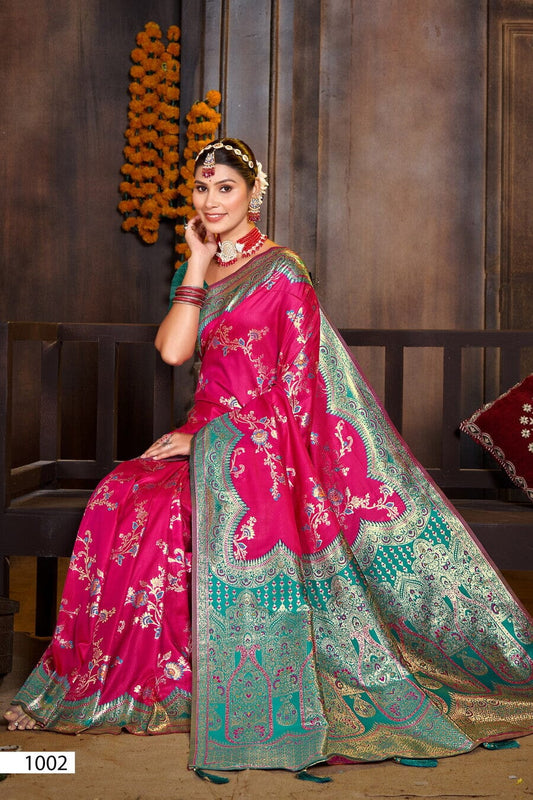 1002 Paridhi Silk Saroski Traditional Silk Saree Silk Saree Pudaivai 