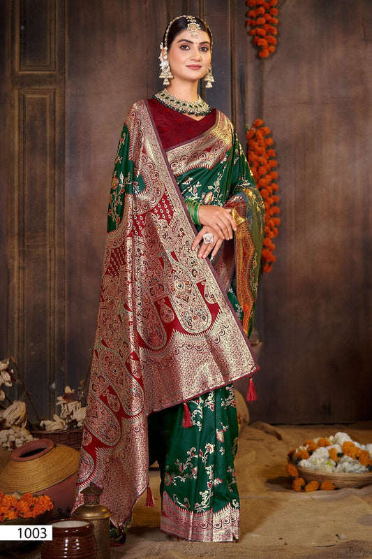 1003 Paridhi Silk Saroski Traditional Silk Saree Silk Saree Pudaivai 