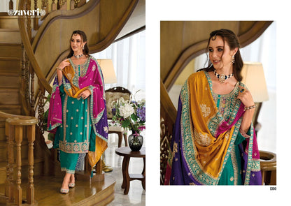 1300 Heavy Chinon with Embroidered Designer Readymade Suit Ready Made Designer Suits Shopin Di Apparels 
