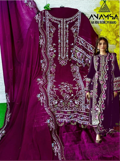 277A Heavy Georgette Diamond Work Premium Pakistani Designer Suit Designer Suits Shopin Di Apparels 