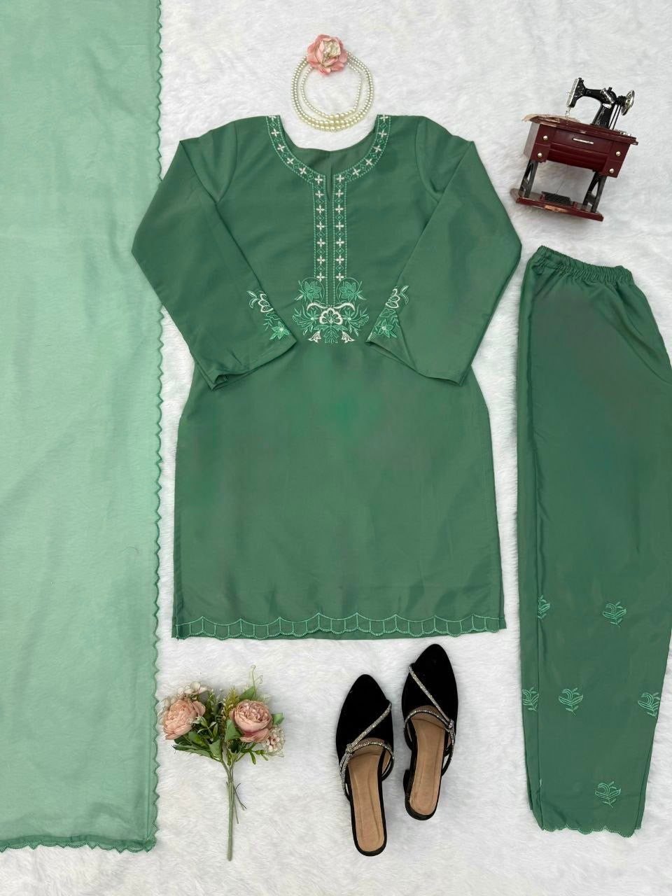American Silk Designer Palazzo Set