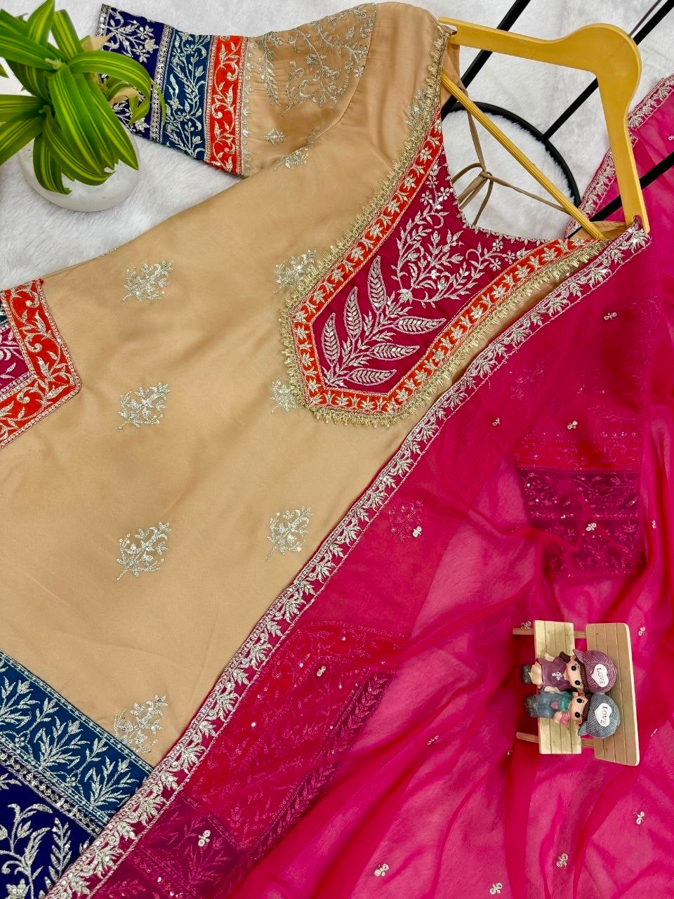 Rangoli Silk Designer Palazzo Set