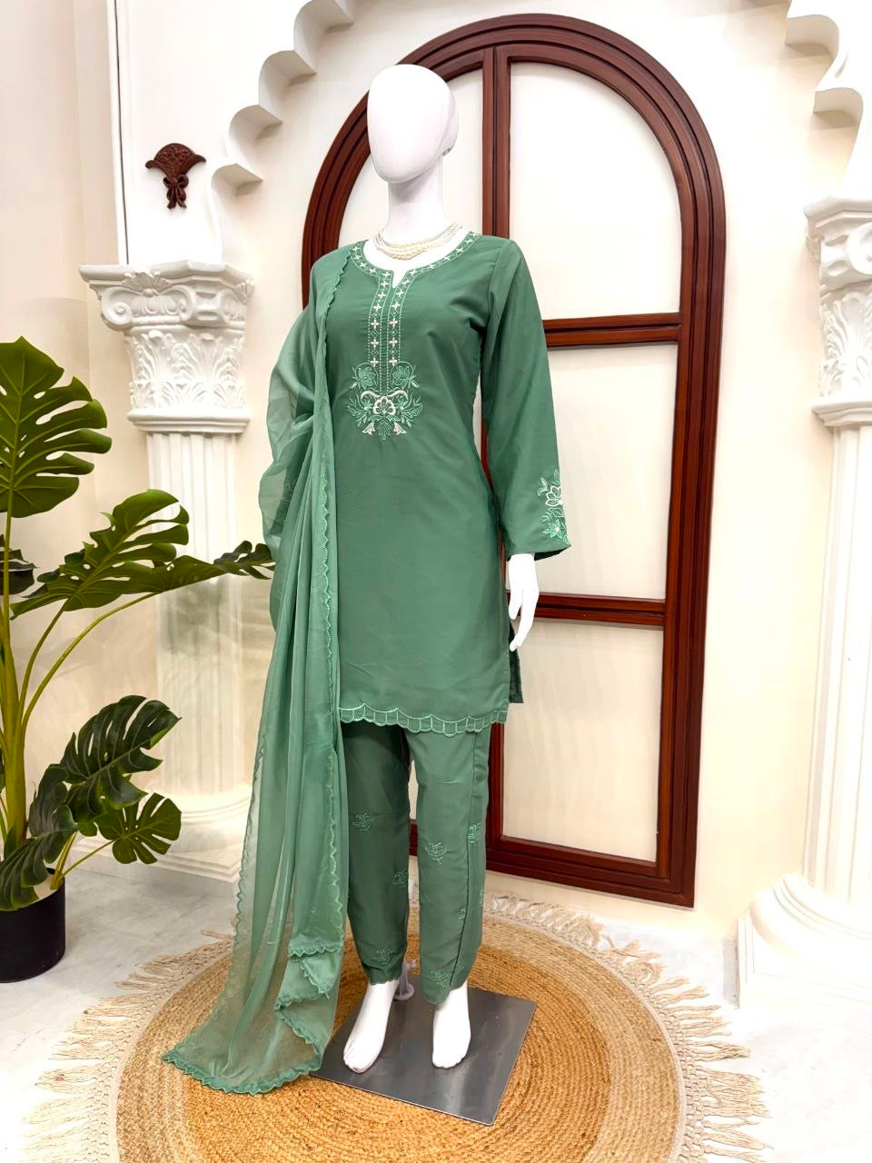 American Silk Designer Palazzo Set