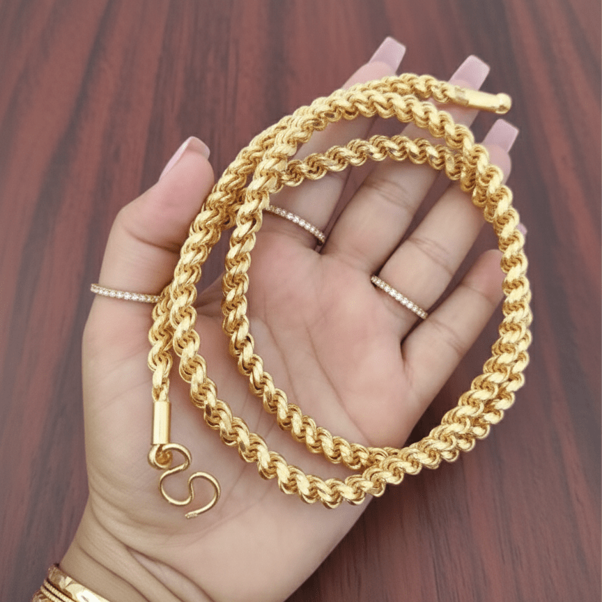 IMPON 120grms 24inch Rope Chain Impon Chain Shopin Di Apparels 