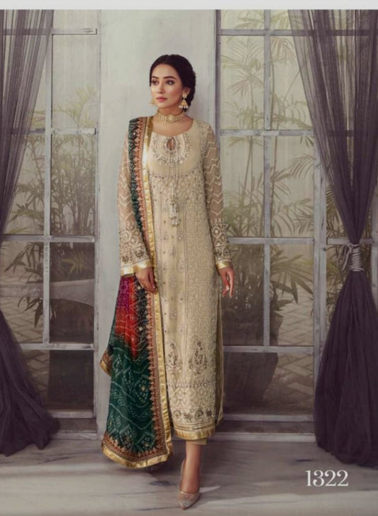 1322 Charizma Wedding Wear Georgette Pakitstani Suit Shopindiapparels.com 