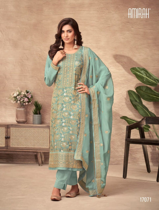 17071 Sofia Pure Viscose Dola Silk Jacquard Salwar Kameez Designer Suit Designer Suits Shopin Di Apparels 