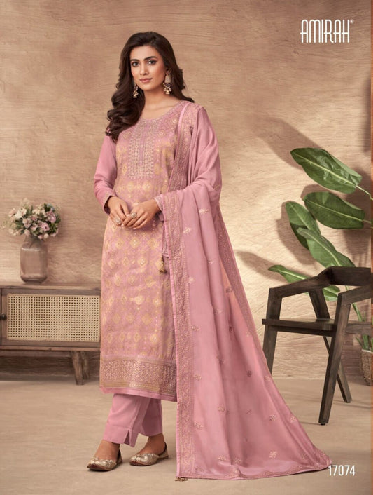 17074 Sofia Pure Viscose Dola Silk Jacquard Salwar Kameez Designer Suit Designer Suits Shopin Di Apparels 