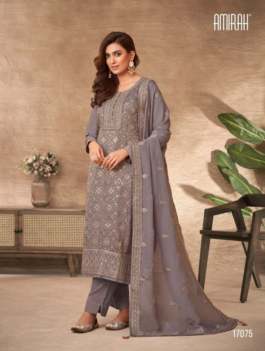 17075 Sofia Pure Viscose Dola Silk Jacquard Salwar Kameez Designer Suit Designer Suits Shopin Di Apparels 