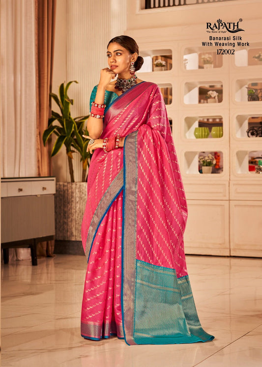 172002 Rajpath Vaijanti Banarasi Silk With Weaving Saree Silk Saree Shopin Di Apparels 