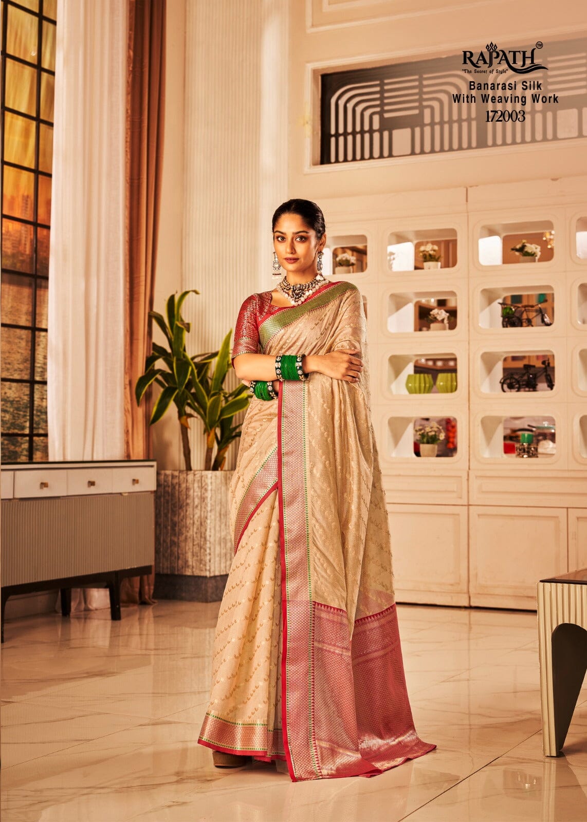 172003 Rajpath Vaijanti Banarasi Silk With Weaving Saree Silk Saree Shopin Di Apparels 