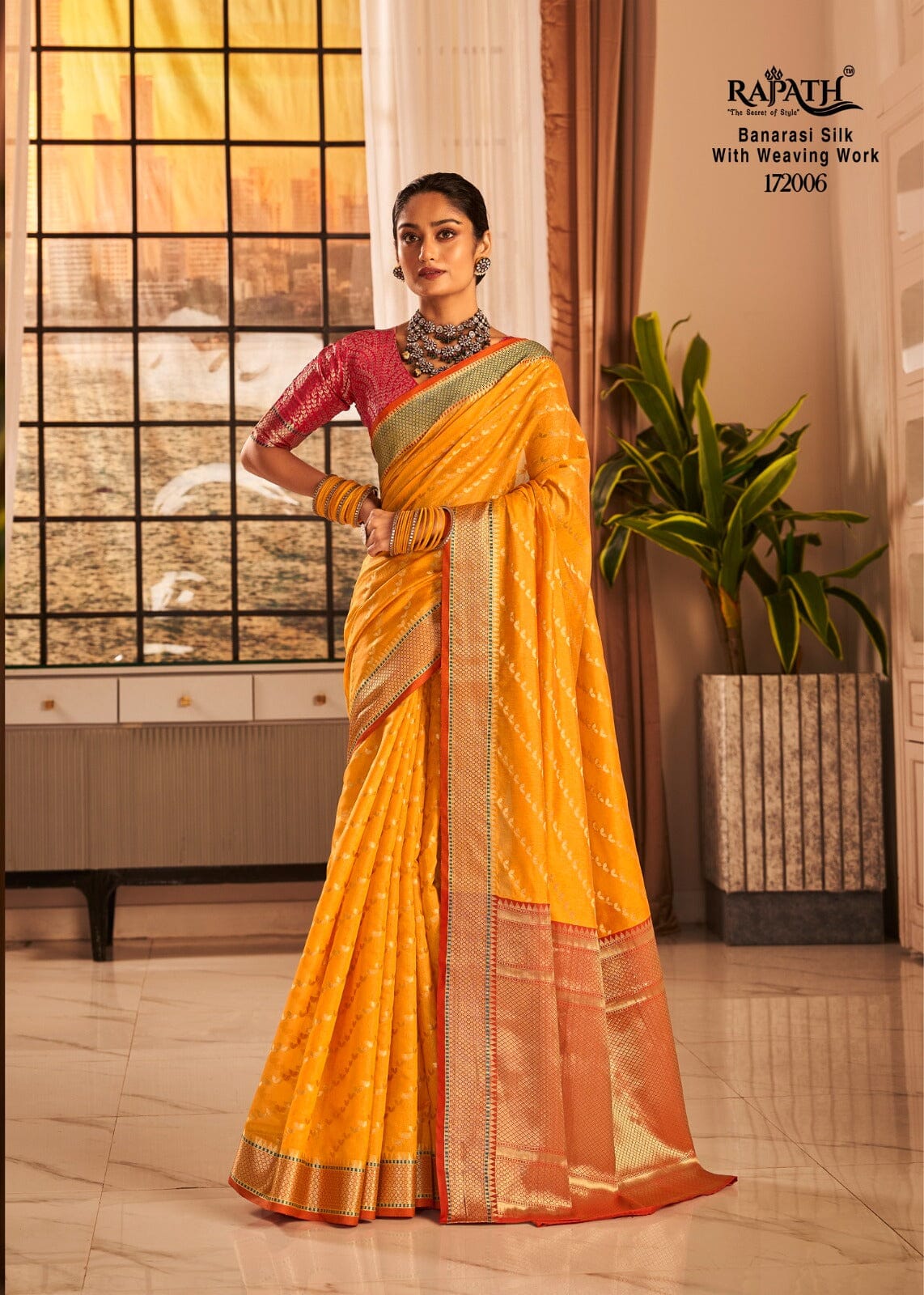 172006 Rajpath Vaijanti Banarasi Silk With Weaving Saree Silk Saree Shopin Di Apparels 