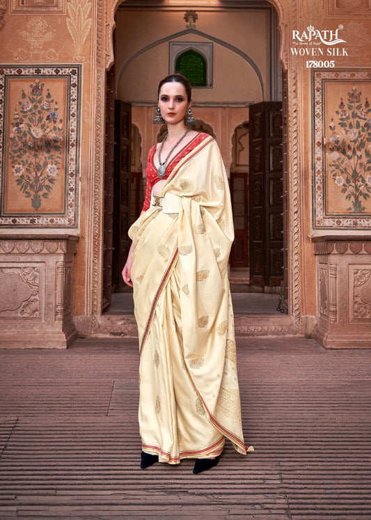 178005 Rajpath Neha Silk Satin Weaving Saree Silk Saree Shopin Di Apparels 