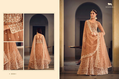 3006 Senhora Sarika Anarkali Designer Salwar Suit Designer Suits Shopin Di Apparels 