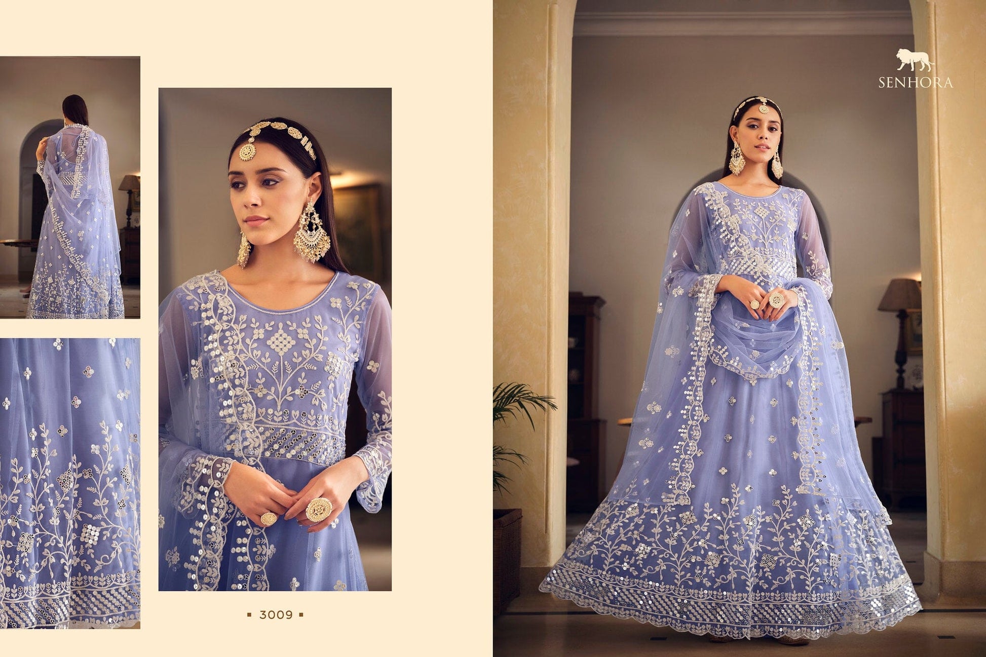 3009 Senhora Sarika Anarkali Designer Salwar Suit Designer Suits Shopin Di Apparels 