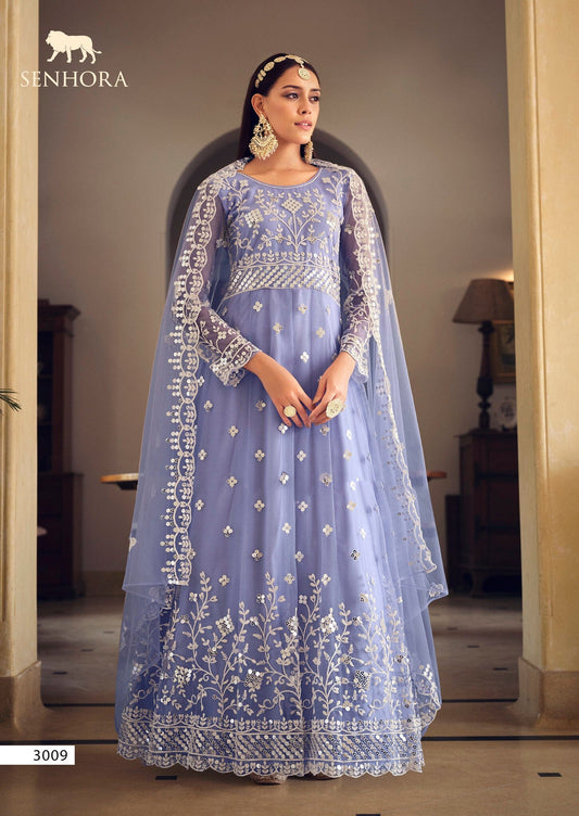 3009 Senhora Sarika Anarkali Designer Salwar Suit Designer Suits Shopin Di Apparels 