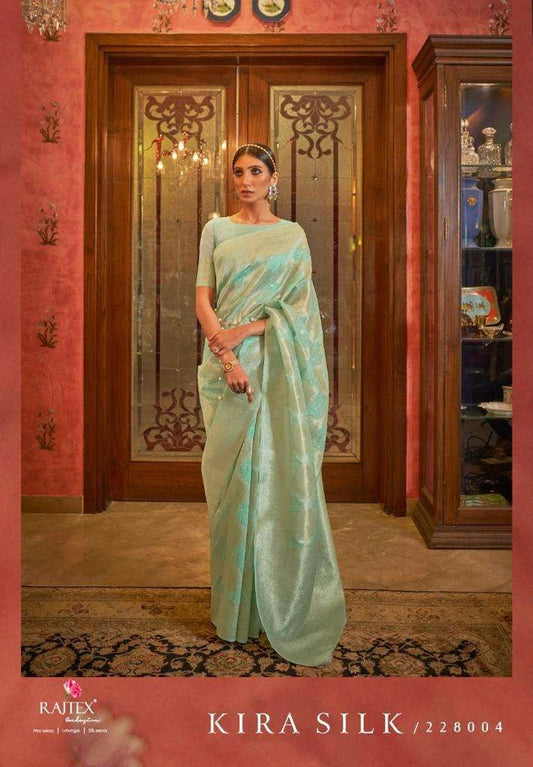 8004 Kira Silk Nx Festive Weaving Wear Saree Silk Saree RAJTEX 