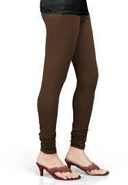 Coffee Brown Plain Lycra Leggings - Shopindiapparels.com