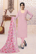 Load image into Gallery viewer, Designer Chanderi Silk Straight Cut Suit Shopindiapparels.com 