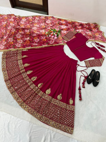 Designer Readymade Sequence work 3pc Lehenga Suits in 3 colors 3pc Lehenga's Shopindiapparels.com 