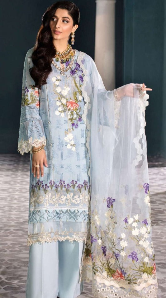 DN 51004 Elaf Festive Chikankari Lawn Cotton Pakistani Suit Designer Suits Serene 