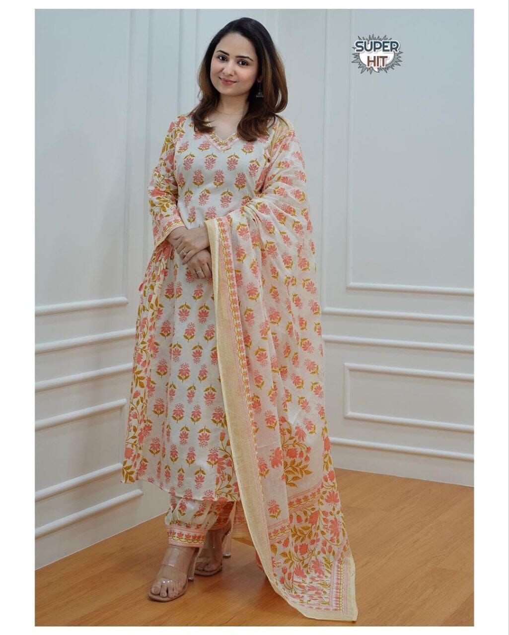 Floral Heavy Rayon Afghani Designer Suit in 2 colors Designer Suits Shopin Di Apparels 