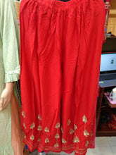 Load image into Gallery viewer, Goldy Embroidered Plazzo Pants Plazzo Pants Shopindiapparels.com 